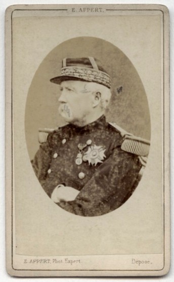 Ernest Eugène Appert (1870s) Marie Edme Patrice Maurice de Mac-Mahon, Duke of Magenta, albumen carte-de-visite, 92 mm x 57 mm.