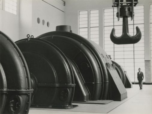 Power Station La Grande Dixence, 1942. © Jakob Tuggener-Stiftung