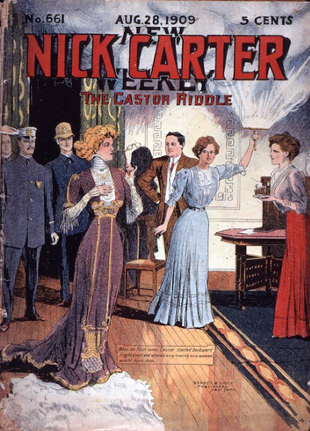 Ambush light Unidentified-artist-magazine-cover-for-22the-castor-riddle22-new-nick-carter-weekly-no-661-1909-28-august-magazine-cover-private-collection-of-jack-and-beverly-wilgus