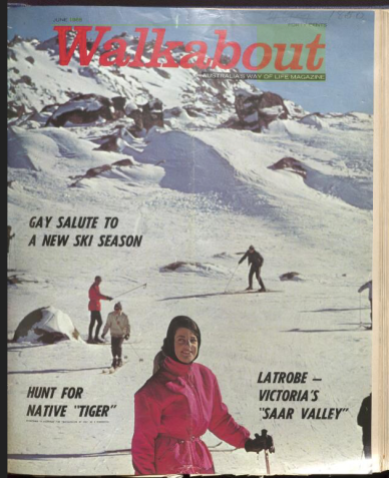 Helmut Gritscher (1966) cover of Walkabout June 1966