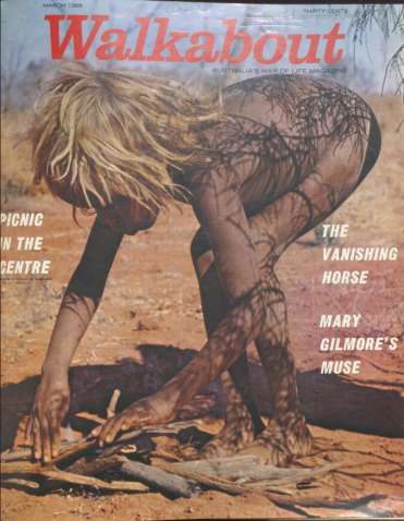 Noel Wallace (1968) cover of Walkabout March 1968