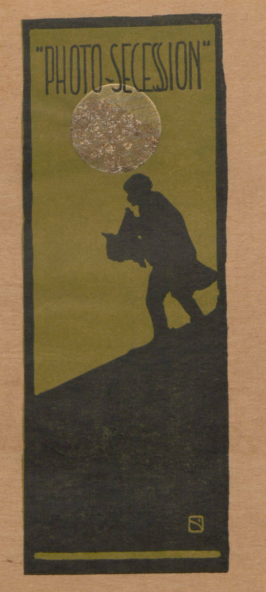 Cover of The Photo-Secession (1905), from the Thomas J. Watson Library. Design by Edward Steichen.